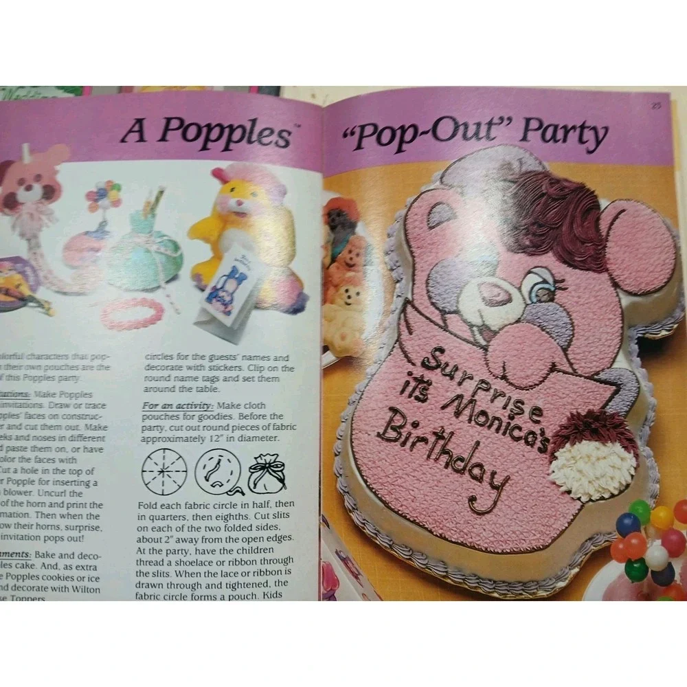 Two‎ Vintage 1980s WILTON Cake DECORATING Easy As  & Birthday Recipe Booklet!
